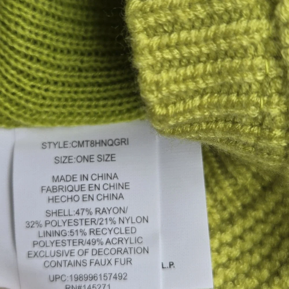 The Grinch Beanie With Mittens Toddler One Size Green